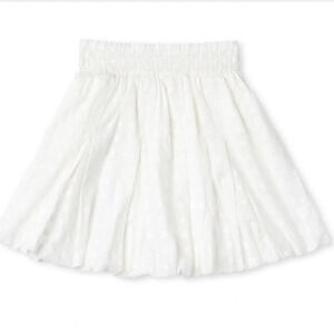 BURU White Label Smocked Waist Circle Skirt Mini
